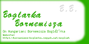 boglarka bornemisza business card